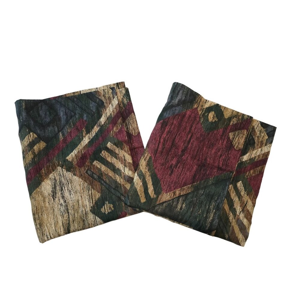 Dan‎ River Geometric Pillow Sham Set - Vintage Tribal Pattern - Multi-Color